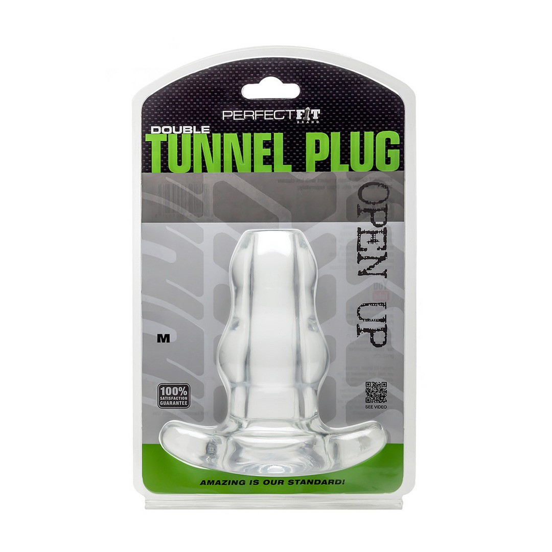 DOUBLE TUNNEL PLUG - HOLLOW BUTT PLUG - M