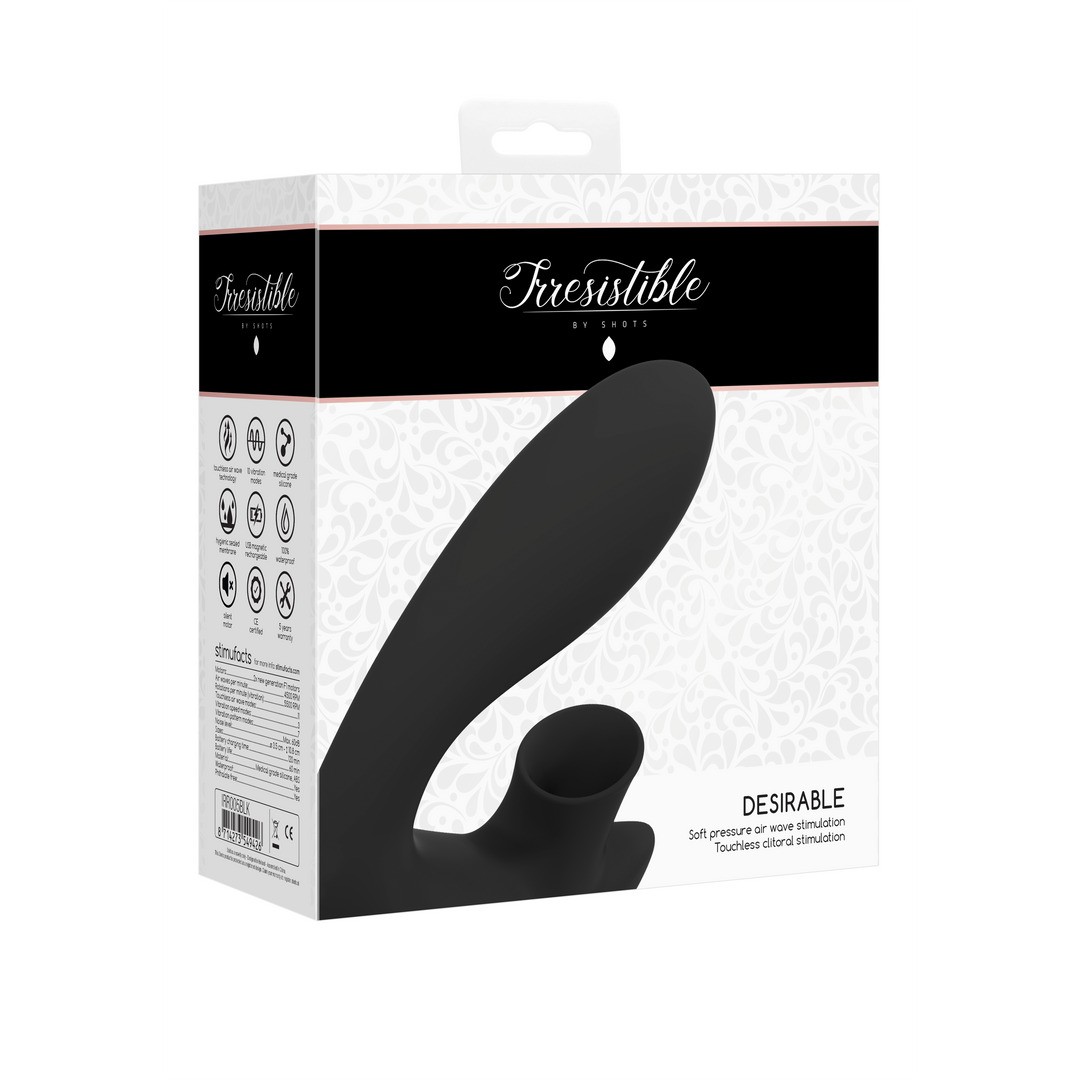 DESIRABLE - BENDABLE AIR PULSE VIBRATOR