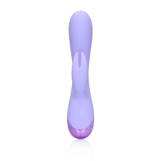 SMOOTH SILICONE RABBIT VIBRATOR - DIGITAL LAVENDER