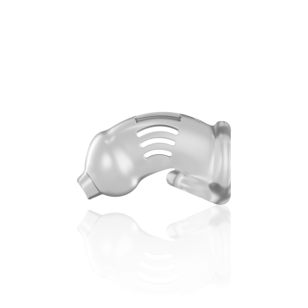 MODEL 29 - TPE CHASTITY CAGE - TRANSPARENT