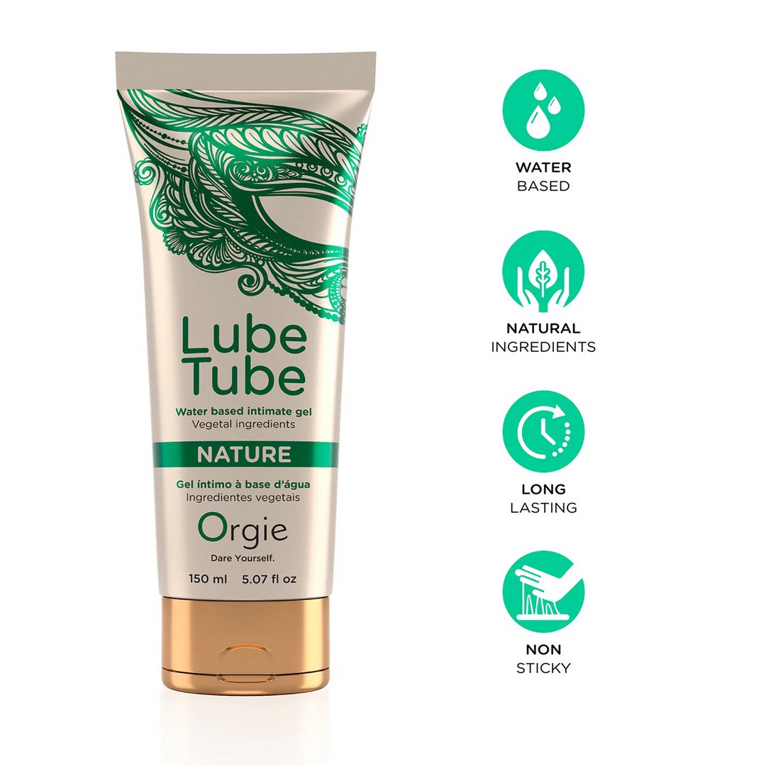 LUBE TUBE NATURE - WATERBASED LUBRICANT - 5 FL OZ / 150 ML