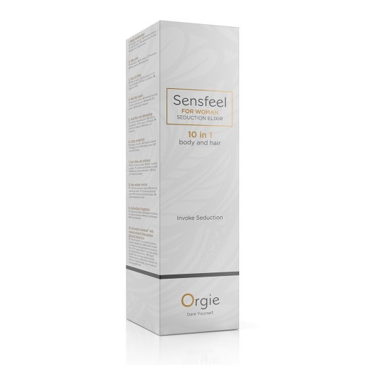 SENSFEEL - HAIR AND BODY LOTION WITH PHEROMONES FOR WOMEN - 3.38 FL OZ / 100 ML