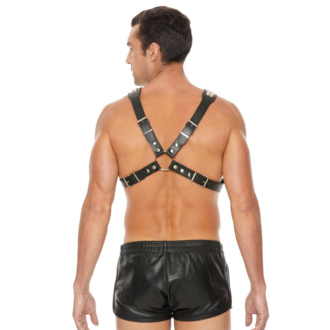 PYRAMID STUD MEN\&#039;S BODY HARNESS - ONE SIZE