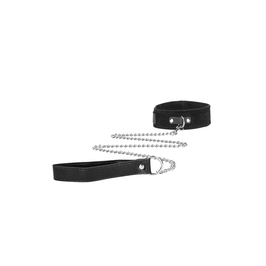 VELCRO COLLAR WITH LEASH AND HANDCUFFS