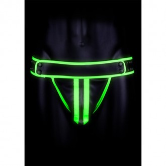 STRIPED JOCKSTRAP - GLOW IN THE DARK