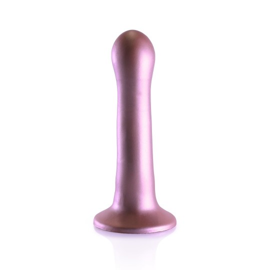 ULTRA SOFT SILICONE CURVY G-SPOT DILDO - 7&#039; / 17 CM