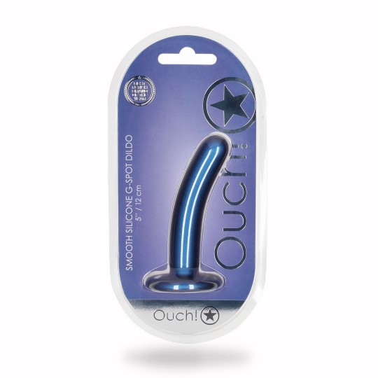 SMOOTH SILICONE G-SPOT DILDO - 5\&#039;\&#039; / 12 CM