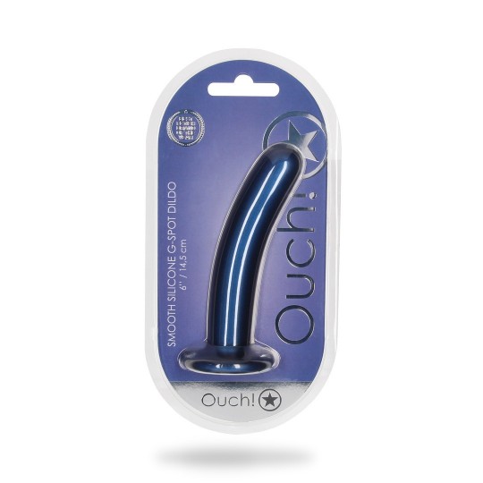 SMOOTH SILICONE G-SPOT DILDO - 6&#039;&#039; / 14,5 CM