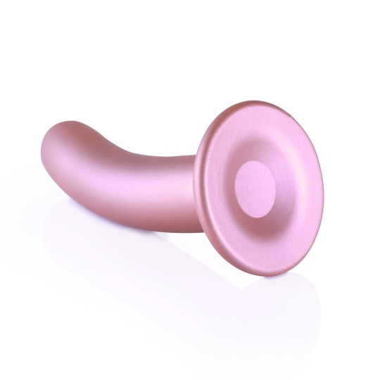 SMOOTH SILICONE G-SPOT DILDO - 6&#039; / 14,5 CM