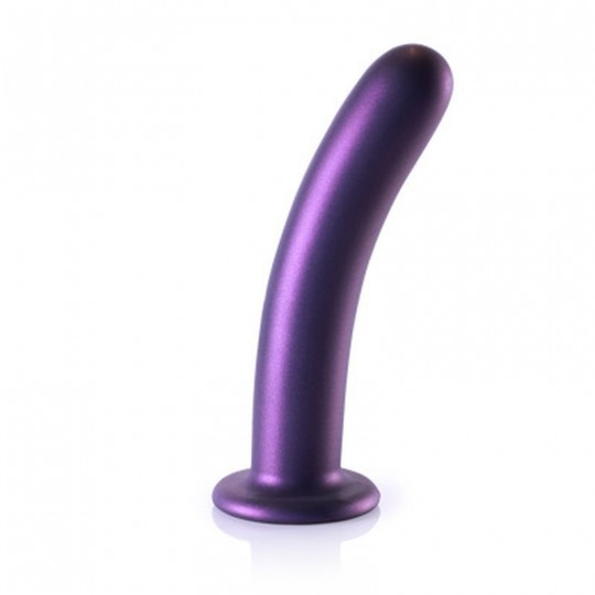 SMOOTH SILICONE G-SPOT DILDO - 7&#039; / 17 CM