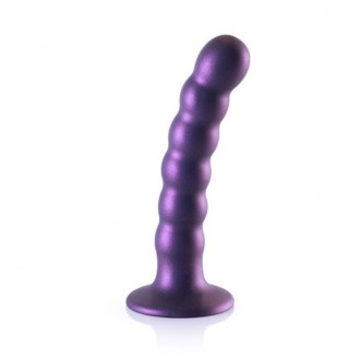 BEADED SILICONE G-SPOT DILDO - 5\'\' / 13 CM