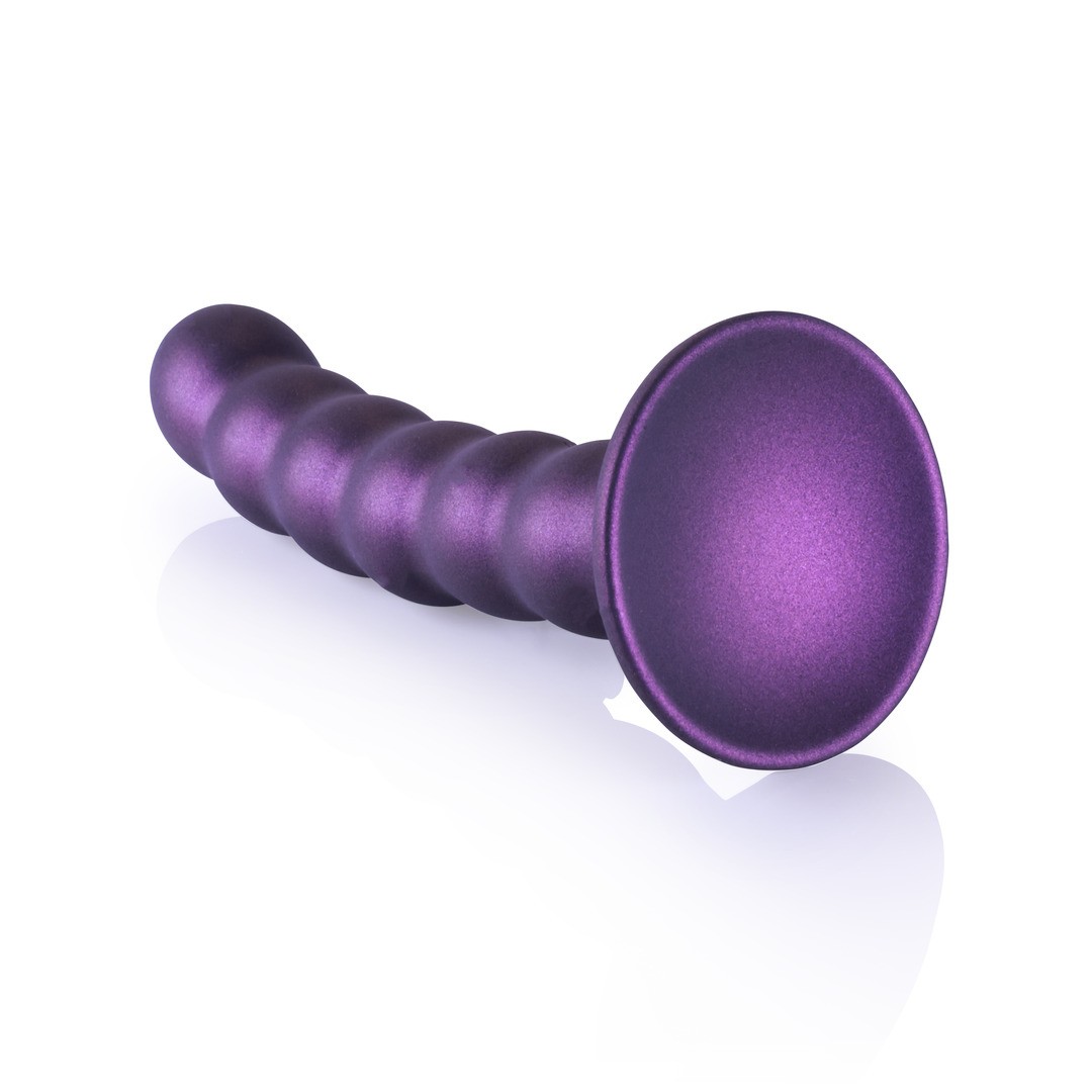 BEADED SILICONE G-SPOT DILDO - 5&#039; / 13 CM