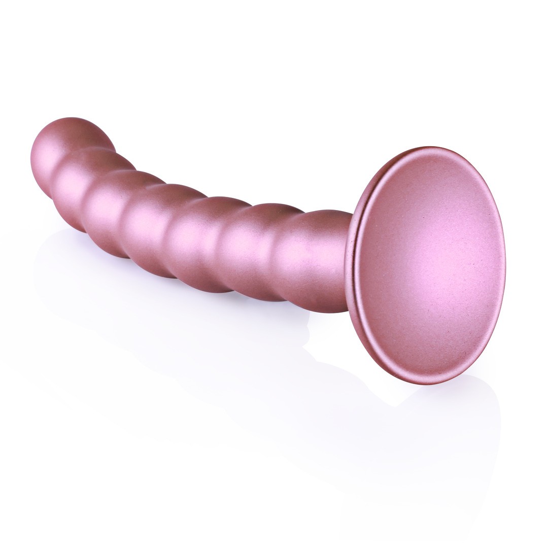 BEADED SILICONE G-SPOT DILDO - 6,5&#039; / 16,5 CM