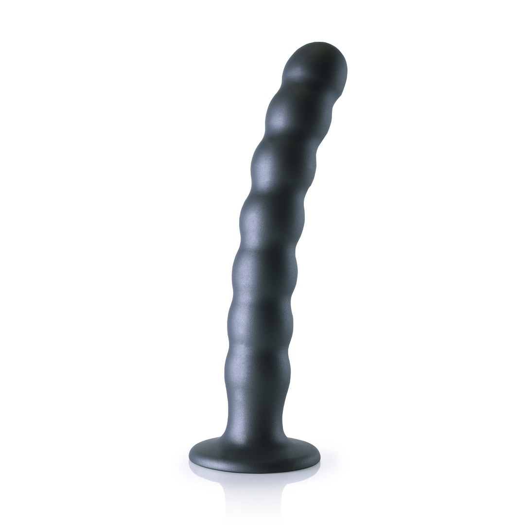 BEADED SILICONE G-SPOT DILDO - 8&#039; / 20,5 CM