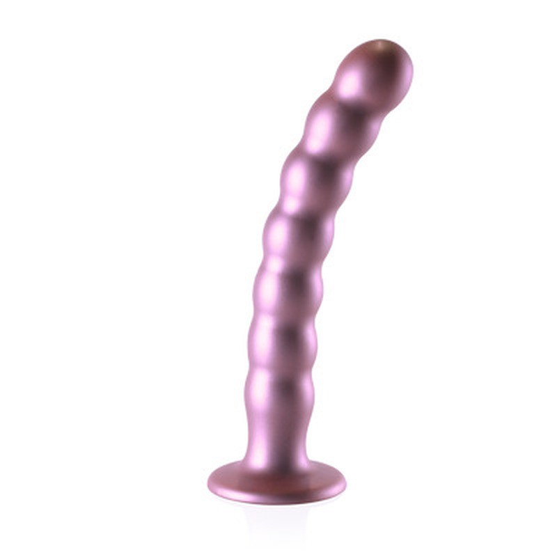 BEADED SILICONE G-SPOT DILDO - 8&#039; / 20,5 CM