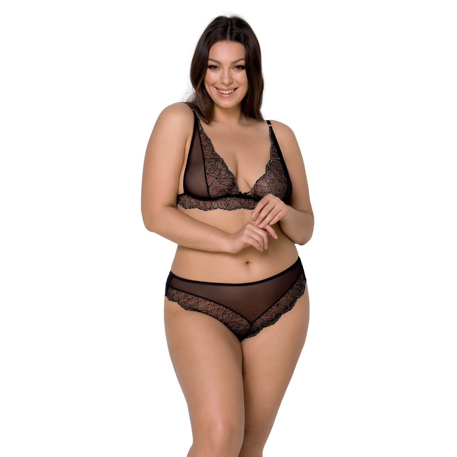 CONJUNTO DE 2 PIEZAS AMBERLY NEGRO TALLA QUEEN PASSION