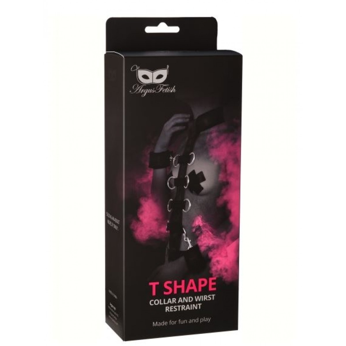 COLLAR CON ESPOSAS T SHAPE ARGUS FETISH ARGUS TOYS