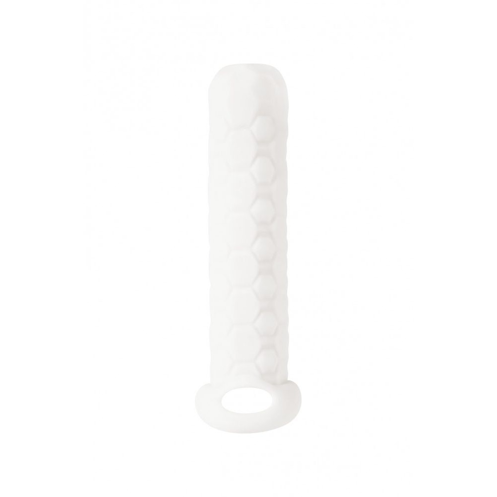 FUNDA CON EXTENSIÓN PARA EL PENE HOMME LONG BLANCO LOLA GAMES 9-12CM