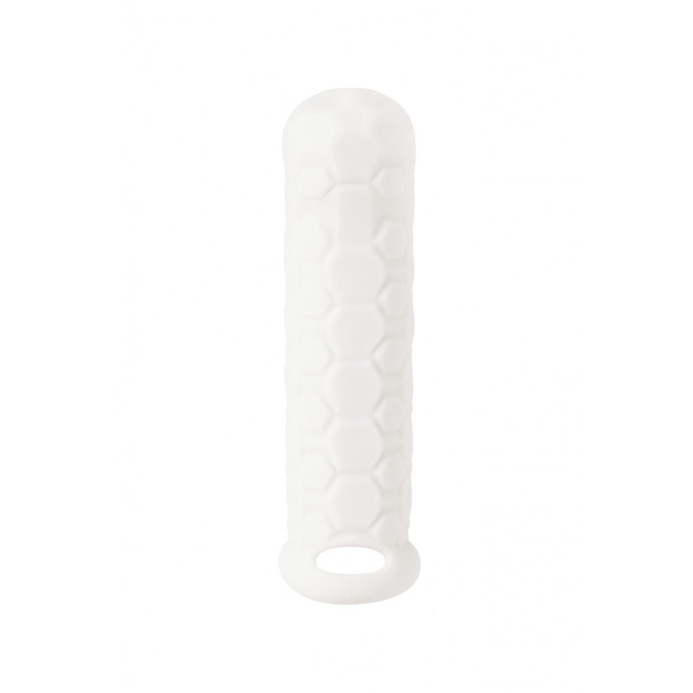 FUNDA CON EXTENSIÓN PARA EL PENE HOMME LONG BLANCO LOLA GAMES 11-15CM