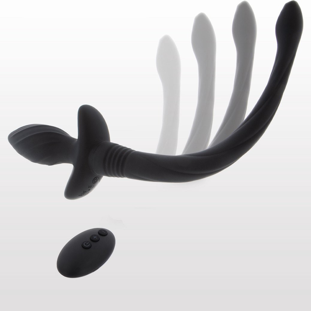 PLUG ANAL CON COLA QUE SE MUEVE Y MANDO A DISTANCIA PUPPY PLAY TABOOM 